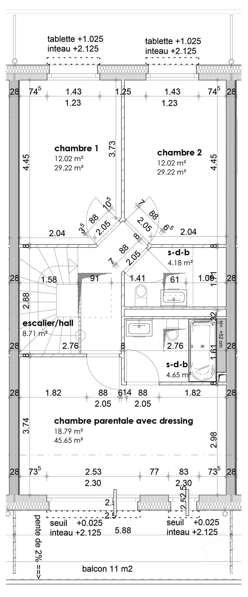 Plan de l'étage