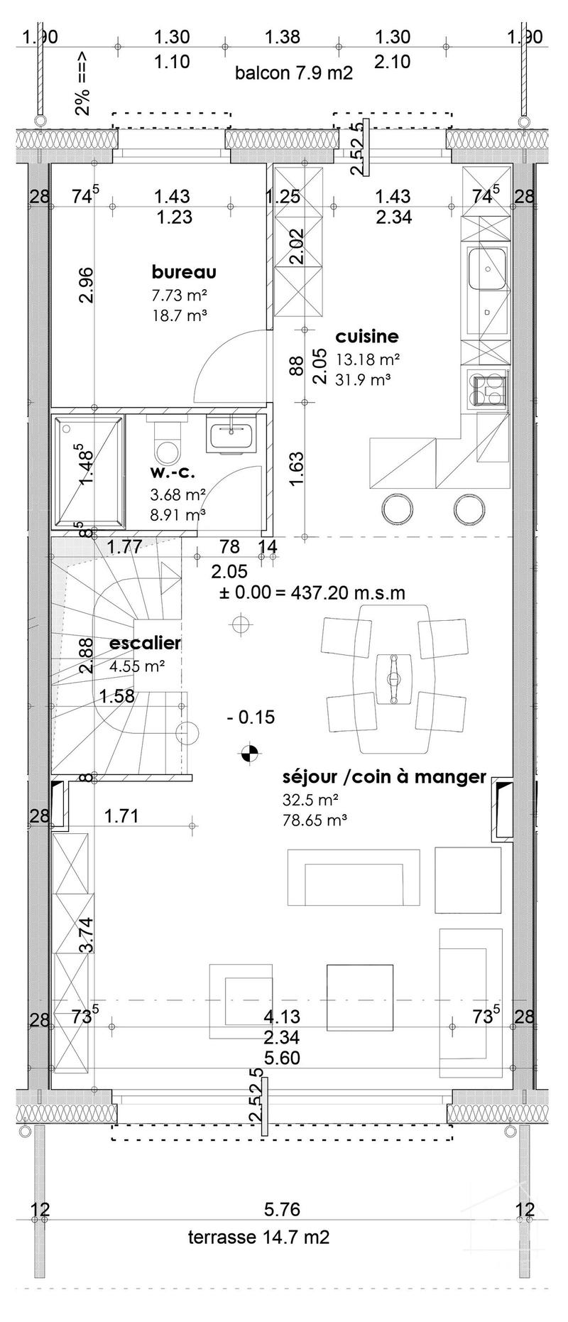 Plan du rez-de-chaussée