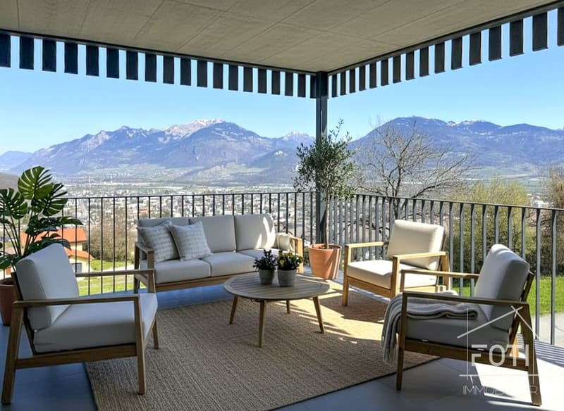 Villa individuelle NEUVE de 4,5 pièces avec belle vue sur la plaine. (8)