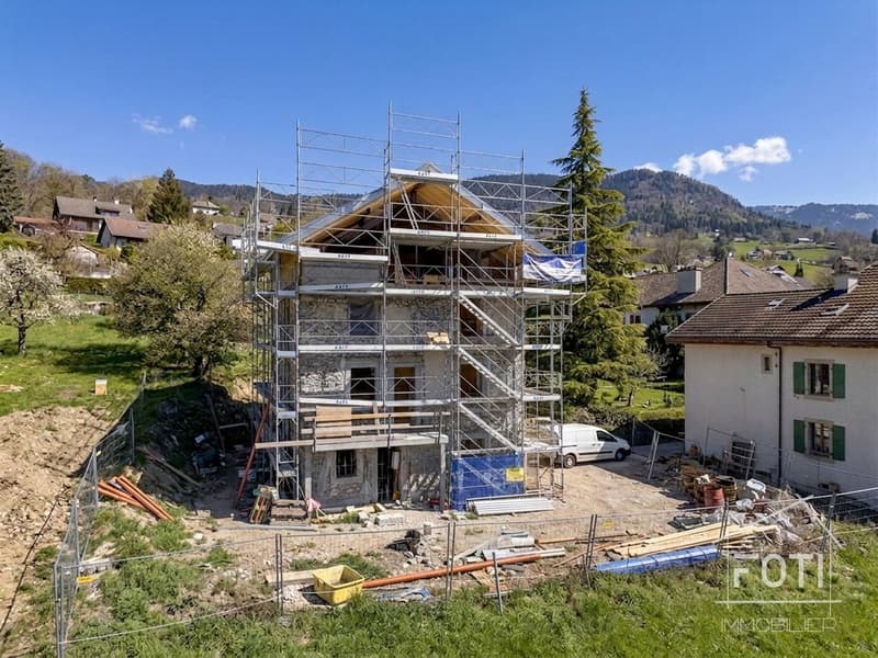 Façade en rénovation