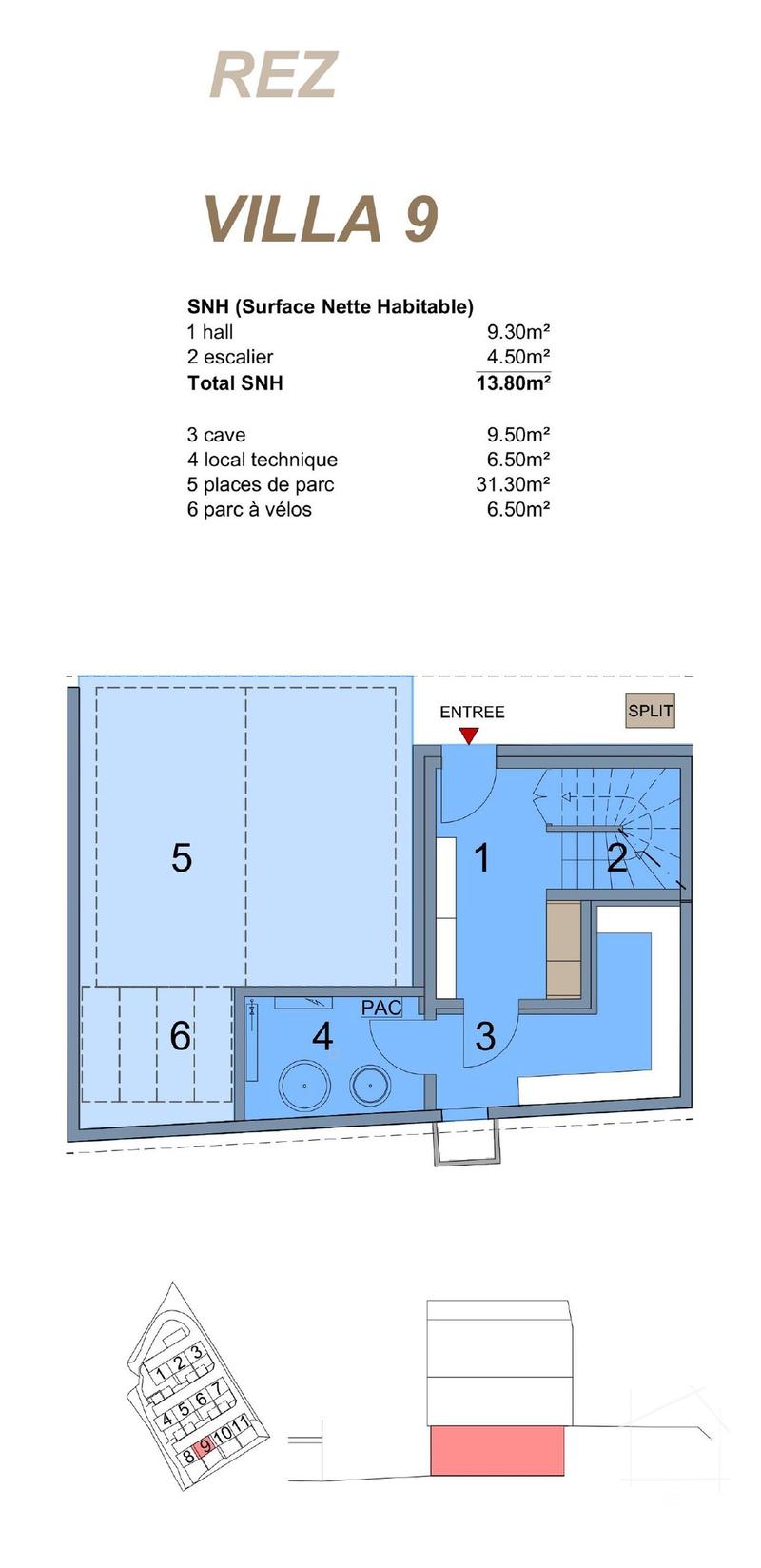 Plan du rez-de-chaussée