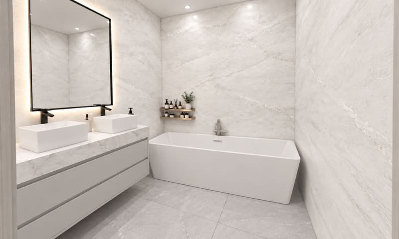 Salle de bain - image de synthèse