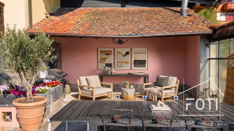 Terrasse couverte