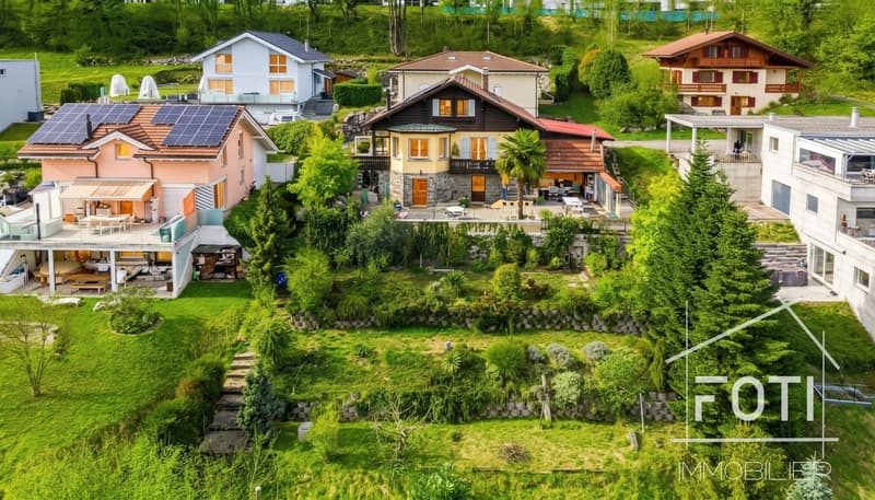 Maison vue côté jardin
