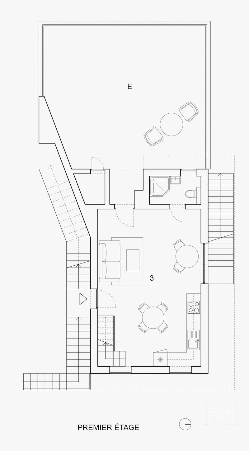 Plan du 1er étage
