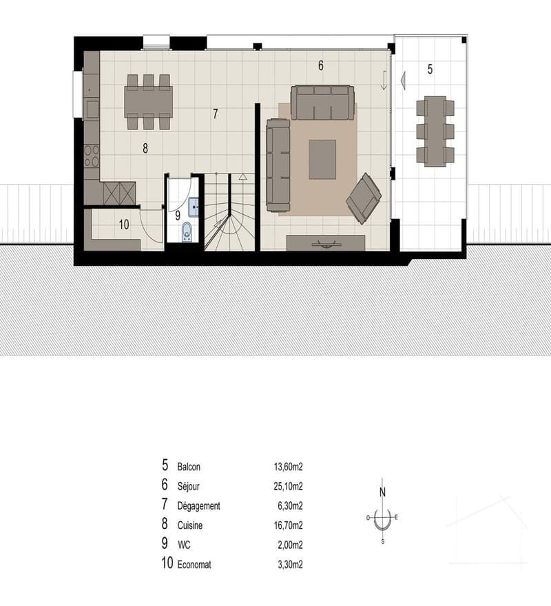 Plan de la zone à vivre