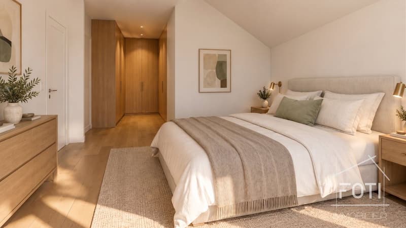 Chambre avec dressing