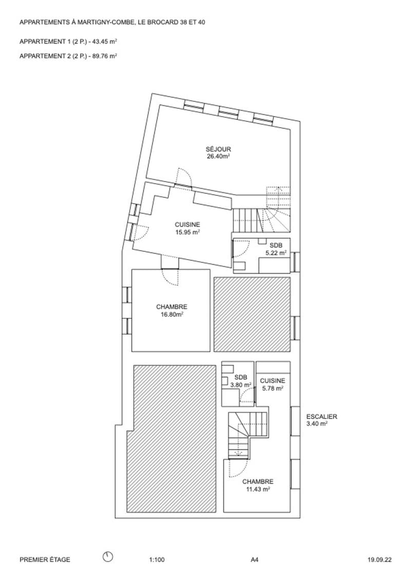 Plan 1er étage