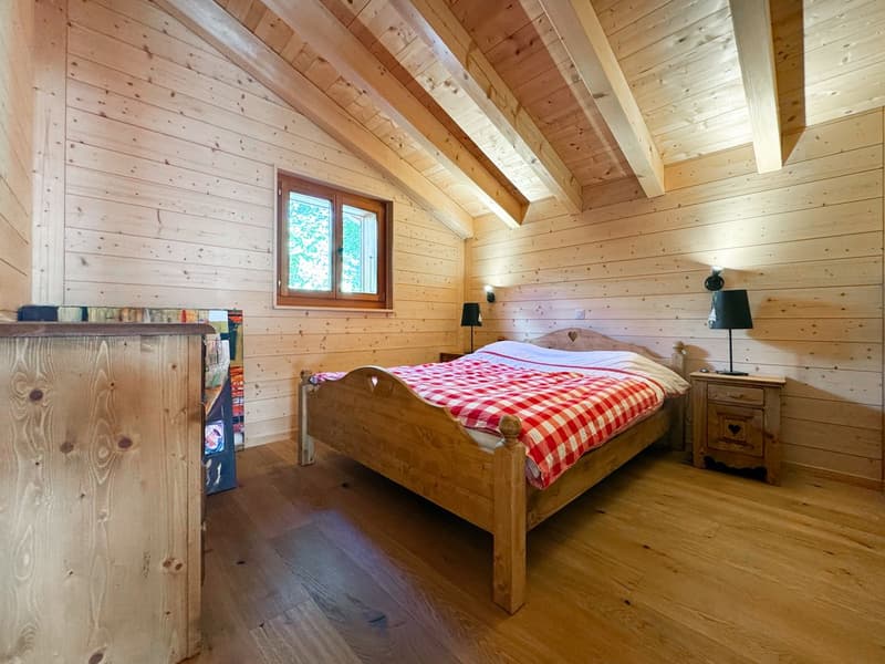 Ovronnaz - chalet 7.5 pièces de 205 m², vue sur la plaine, sauna, jacuzzi, sans vis-à-vis (10)