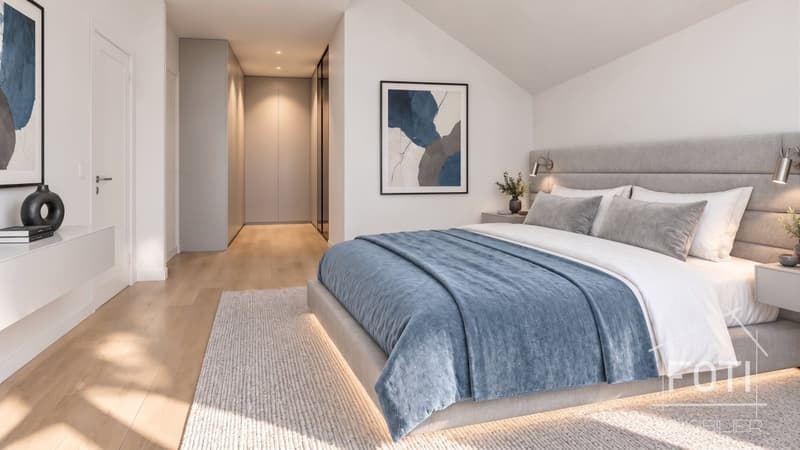 Chambre avec dressing