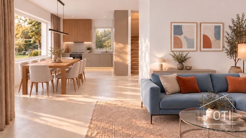 Villa NEUVE 4,5 p. de 131 m² - jardin, terrasse et vue Dents-du-Midi - Muraz (1)