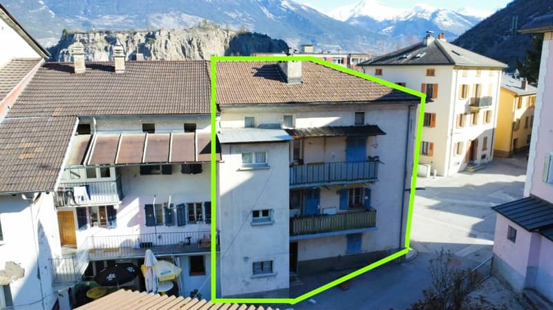 Maison villageoise multi-appartements au centre de Chippis (4)