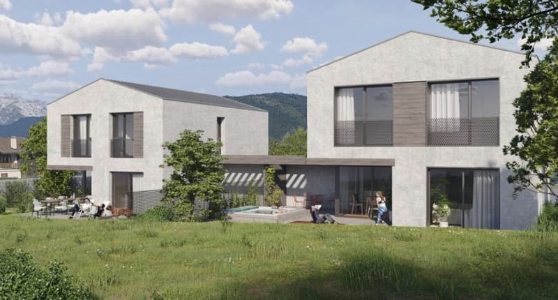 Nouvelle promotion de 3 villas individuelles à Grône (1)