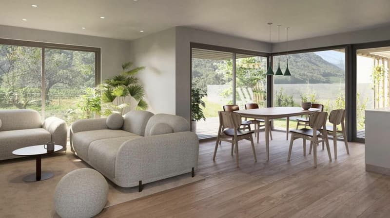 Nouvelle promotion de 3 villas individuelles à Grône (3)