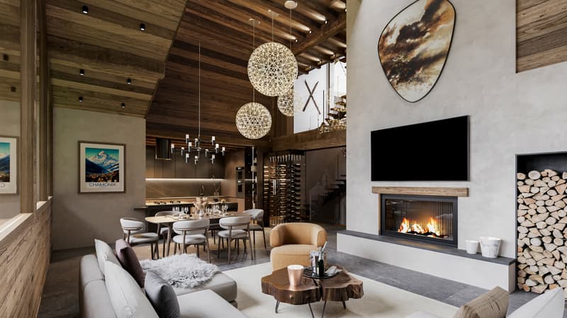 Chalet de haut standing au pied du Mont-Blanc (7)
