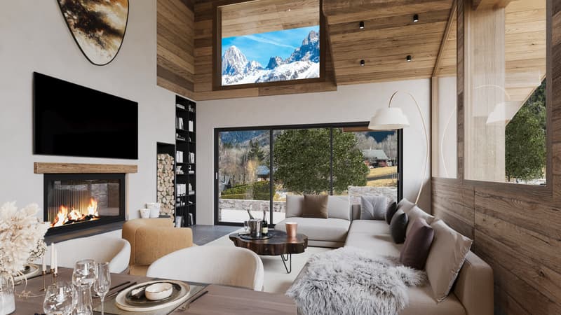 Chalet de haut standing au pied du Mont-Blanc. (9)