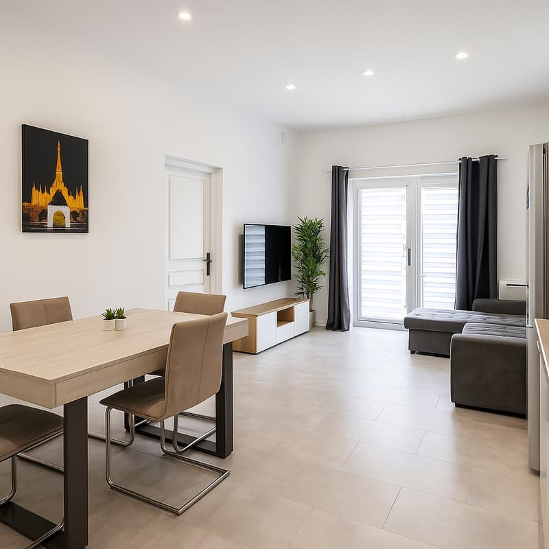 PERON Appartement T4 avec terrasse, jardin et 2 parkings (4)
