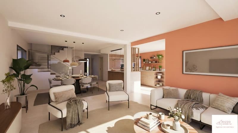 Prévessin-Moëns : Villa T5 Contemporaine (126 m²) Toiture Terrasse Terrain 835 m² (4)
