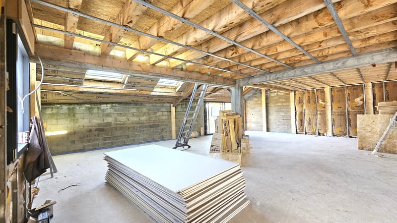 CHEVRY, Attique en duplex, T5 de 137m2 dans grange rénovée (6)