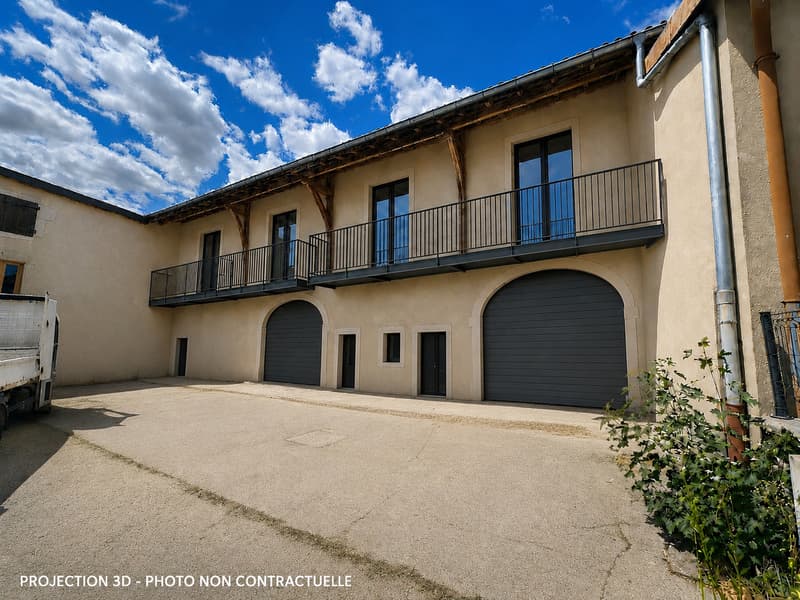 Gex centre, maison de village jumelée, de 180m2 + 116m2 espace parking/cave (2)