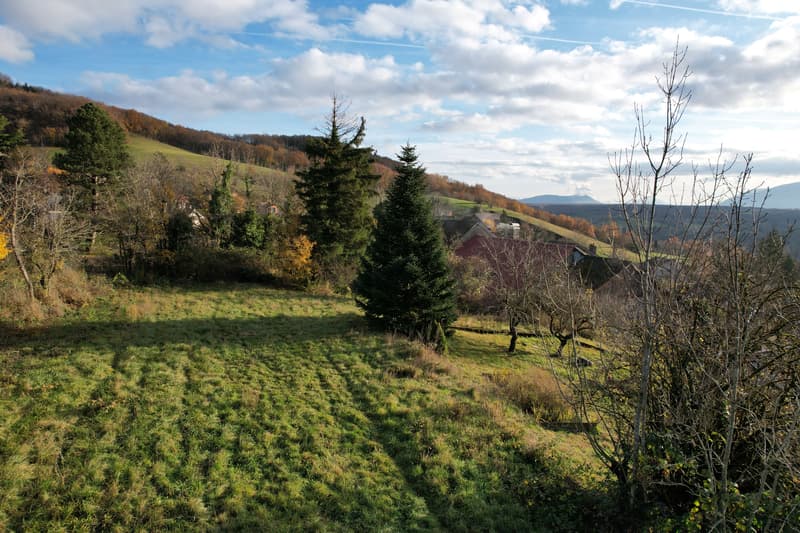 Terrain constructible de 1 053 m² avec vue dominante Valserhône (secteur Lancrans) (2)