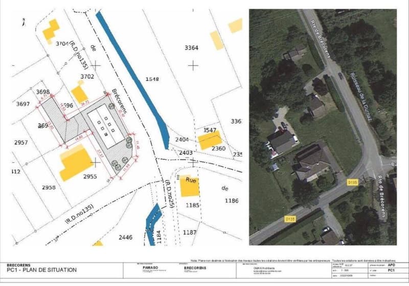 Terrain constructible avec permis accordé (3)