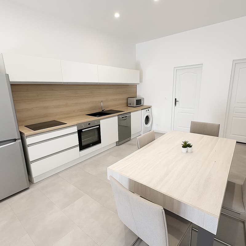 PERON   Appartement T4 avec terrasse, jardin et 2 parkings (2)