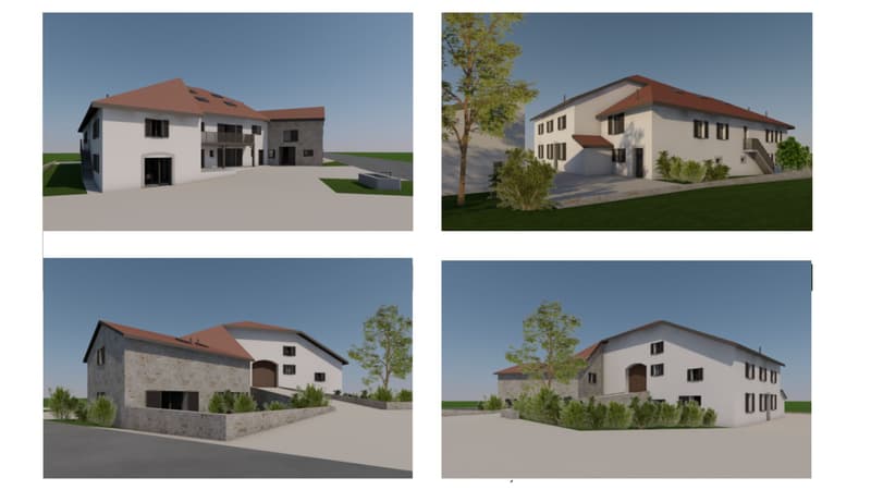 FERME REHABILITEE PROJET D'INVESTISSEMENT À FORT POTENTIEL PERMIS PURGÉ 7 LOGEMENTS (12)