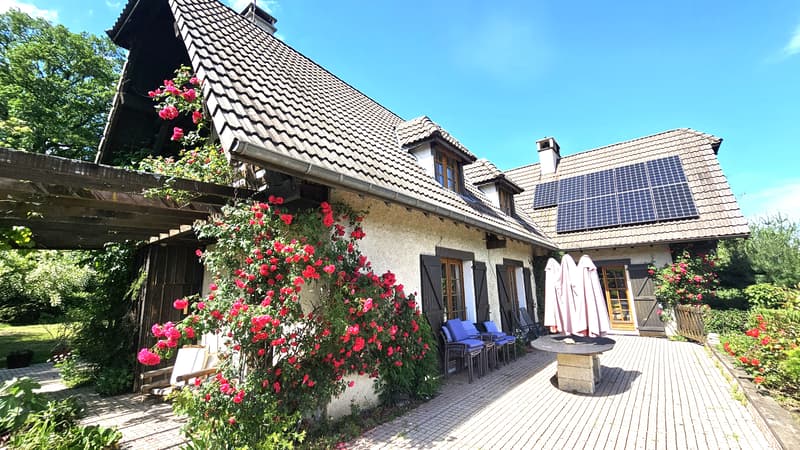 Propriété avec 2 maisons + sous-sol - Hauteur GRILLY Vue Mont-Blanc (1)