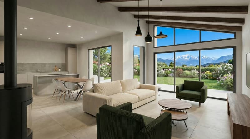 Villa Contemporaine RE 2020   135 m² sur 712 m²   PÉRON (2)