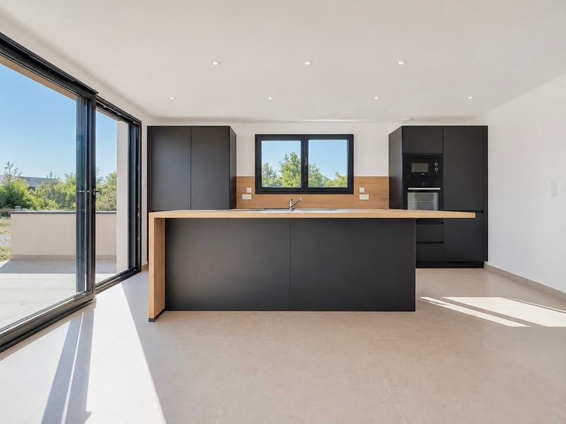 Maison mitoyenne neuve de 106 m² aux belles prestations à Saint-Cergues (3)