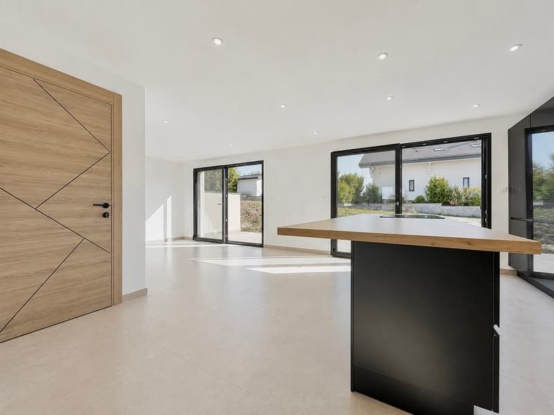 Maison mitoyenne neuve de 106 m² aux belles prestations à Saint-Cergues (4)
