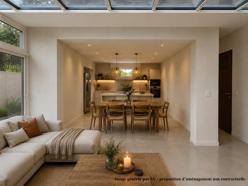 T4 entièrement rénové avec jardin, terrasse et véranda Thonon-les-Bains (5)