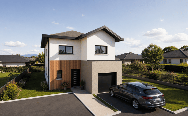 Maison contemporaine à Prévessin (3)