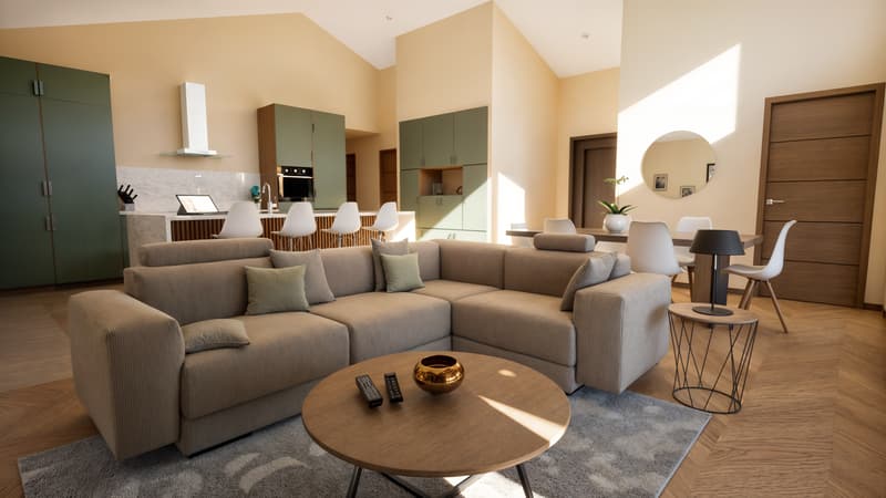 Attique de 160m2 avec terrasse de 70m2 à Ornex (3)