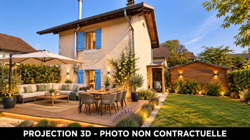 SÉGNY CENTRE   Maison individuelle avec jardin et cabanon. (2)