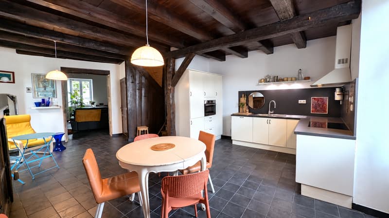 Gigny (Jura) maison en pierre de 172m2 avec studio, garage, cave (6)