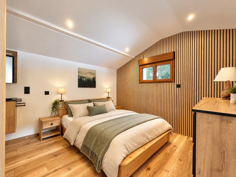 Appartement de 70 m2 entièrement refait à neuf aux Gets. (6)