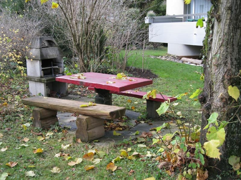Appartamento di 5.5 locali con piscina in giardino (12)