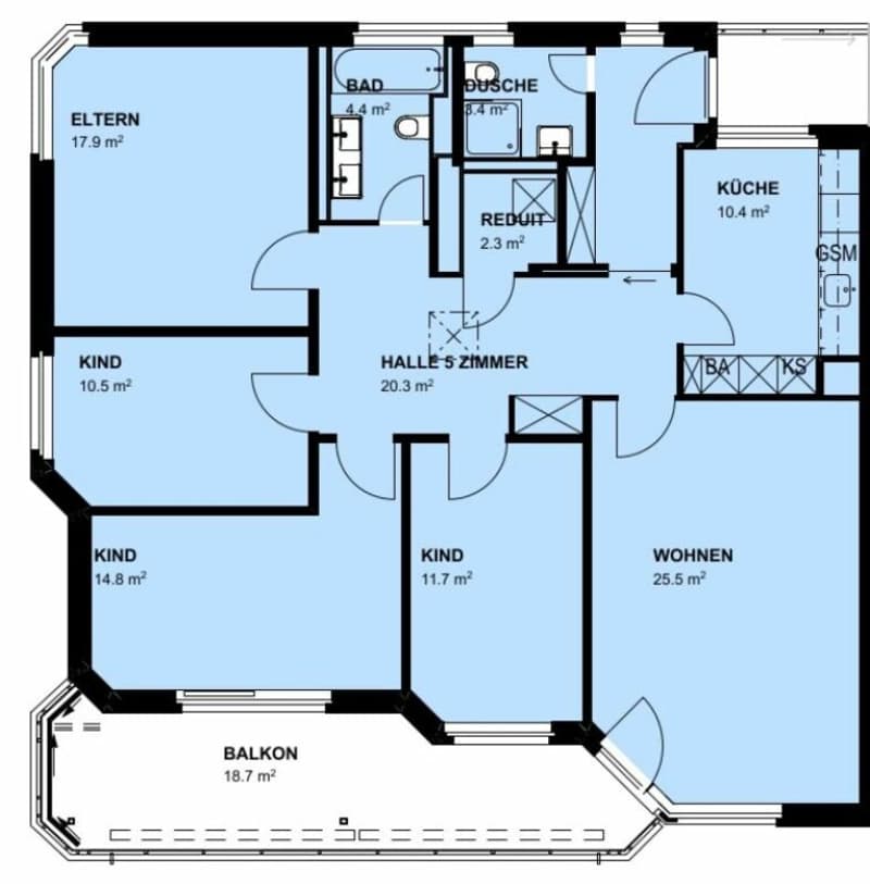 Moderne 5-Zimmerwohnung in Aesch (9)
