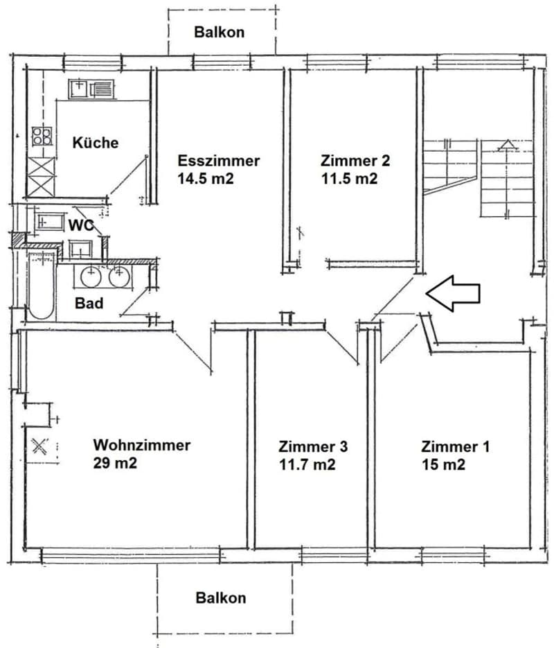 Grundrissplan