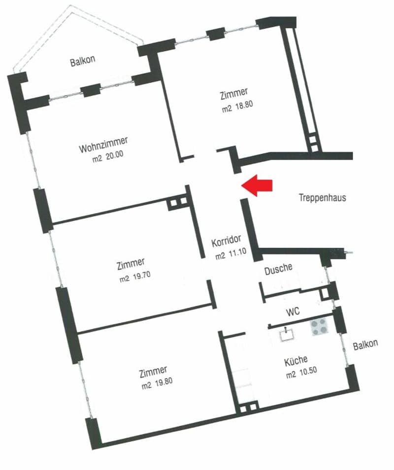 Grundrissplan
