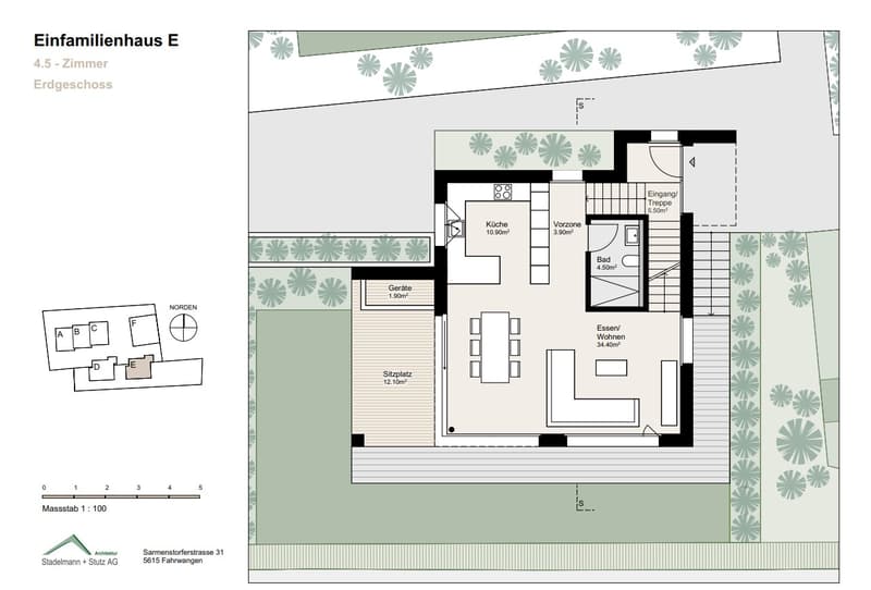 Neubauprojekt «Im Feld» - Haus E - 7.5-Zimmer-Einfamilienhaus (7)