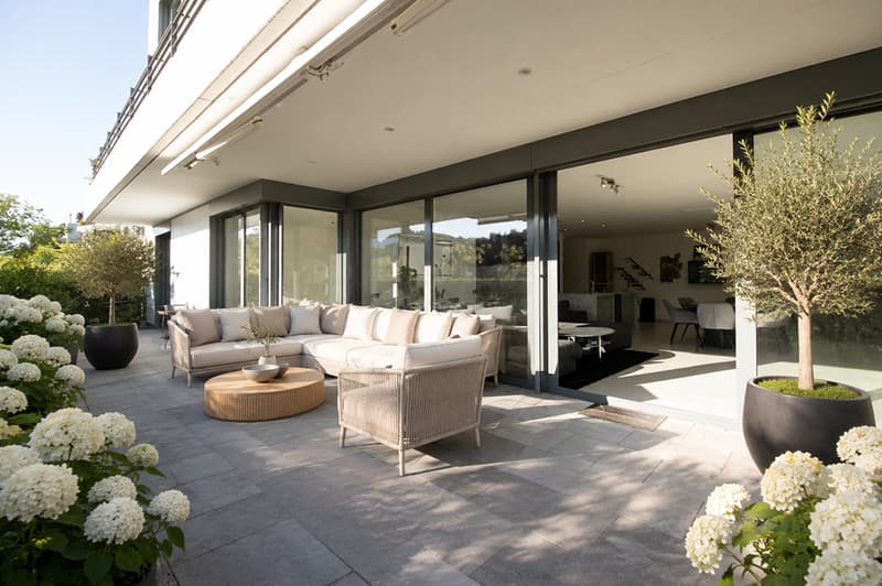 Moderne Familienwohnung mit Garten nahe von Zürich und Zug (9)