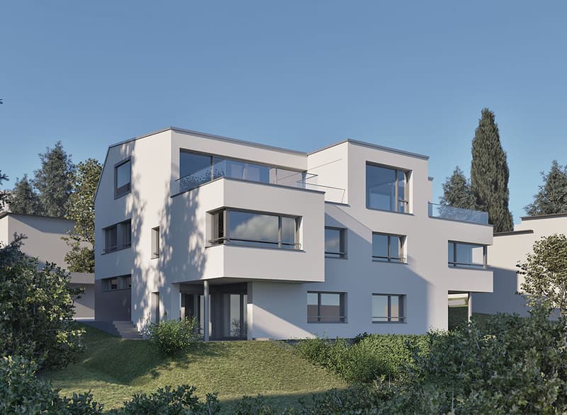 Neubau: Exklusive Doppelhaushälfte an bester Lage in Wettswil am Albis (2)