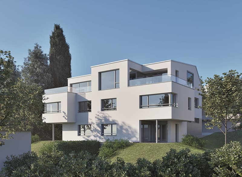 Neubau: Exklusive Doppelhaushälfte an bester Lage in Wettswil am Albis (1)