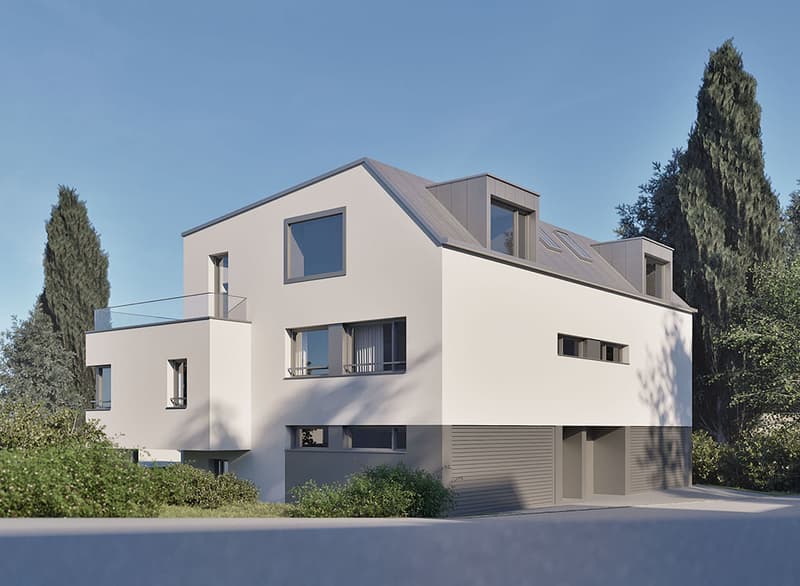 Neubau: Exklusive Doppelhaushälfte an bester Lage in Wettswil am Albis (3)
