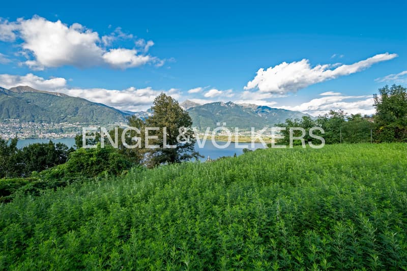Idyllisches Grundstu?ck mit Blick auf den Lago Maggiore (1) (2)