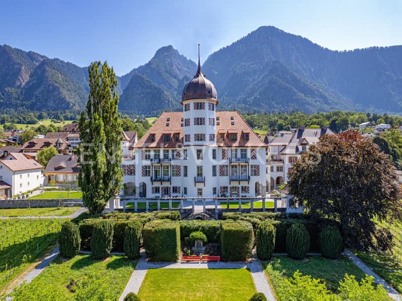 Modernes Wohnen in kernsaniertem Schloss
