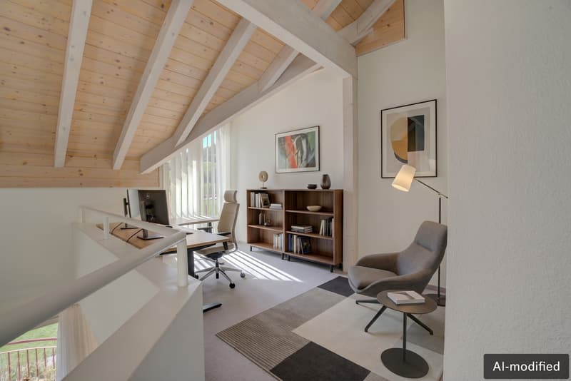 5.5-Zi. Attika-Maisonettewohnung mit Galerie, Südbalkon & Bergpanorama (6)